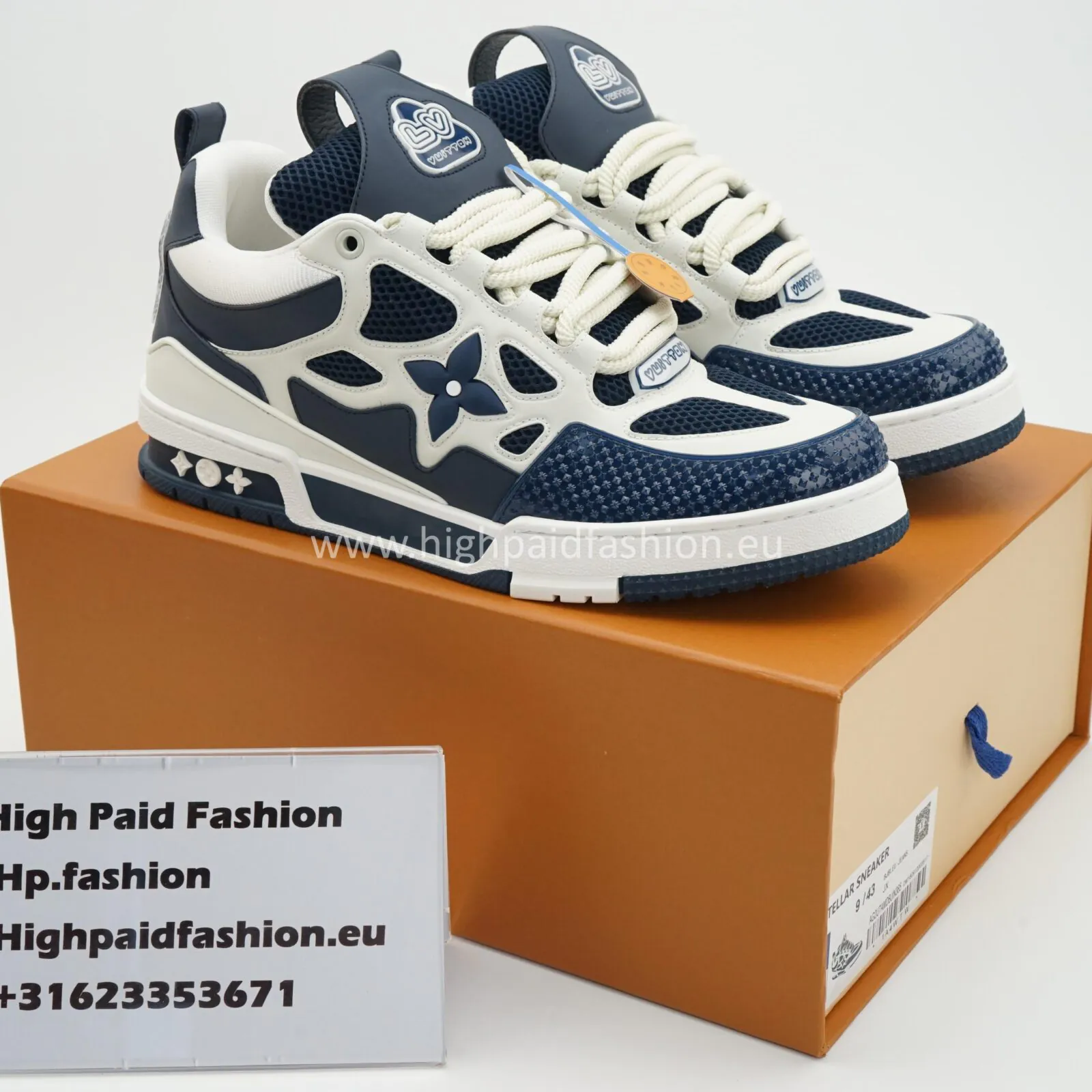 LV Skate Sneaker Blue